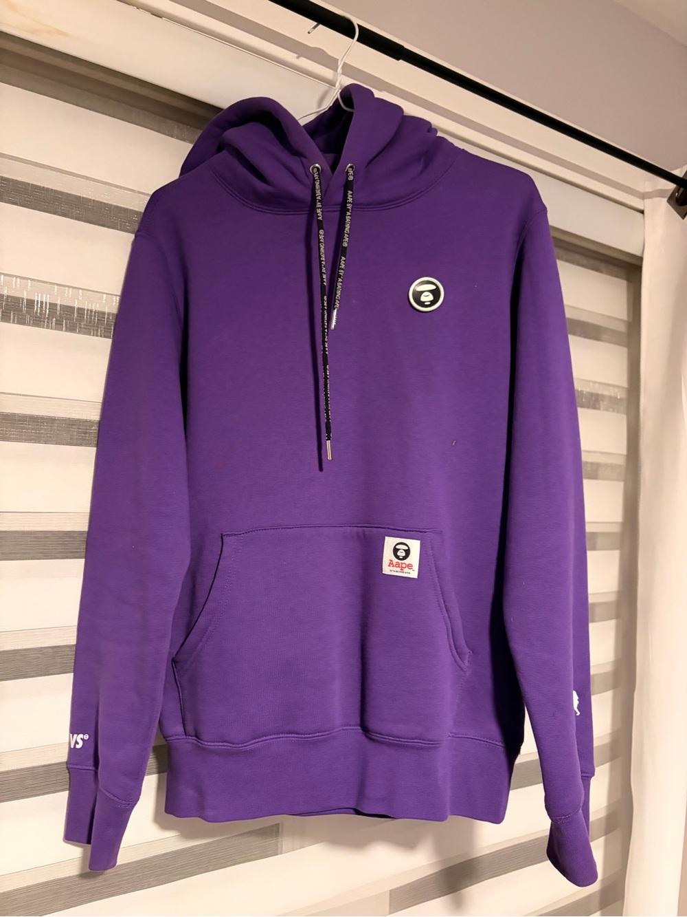 Purple Crewneck Hoodie - Men
